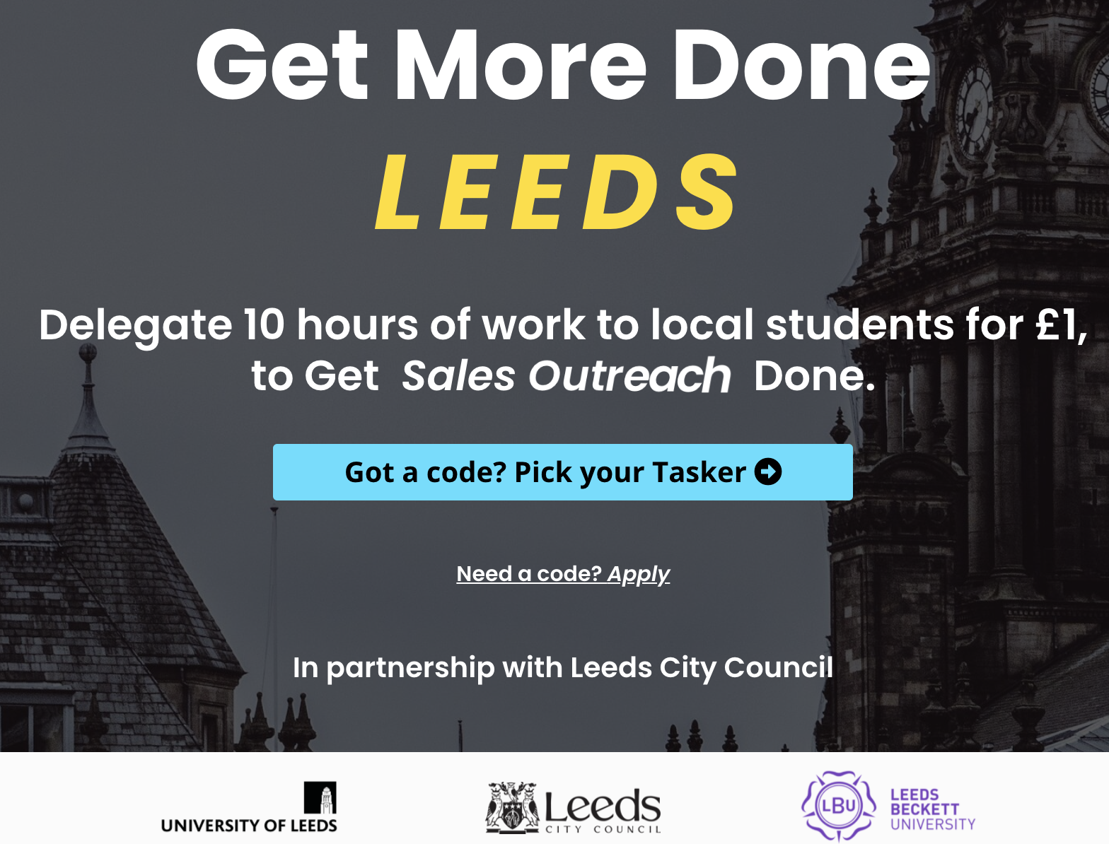 GetMoreDoneLeeds: Leeds City Council partners with Paperound to help Leeds startups excel with ‘click-to-access’ student talent