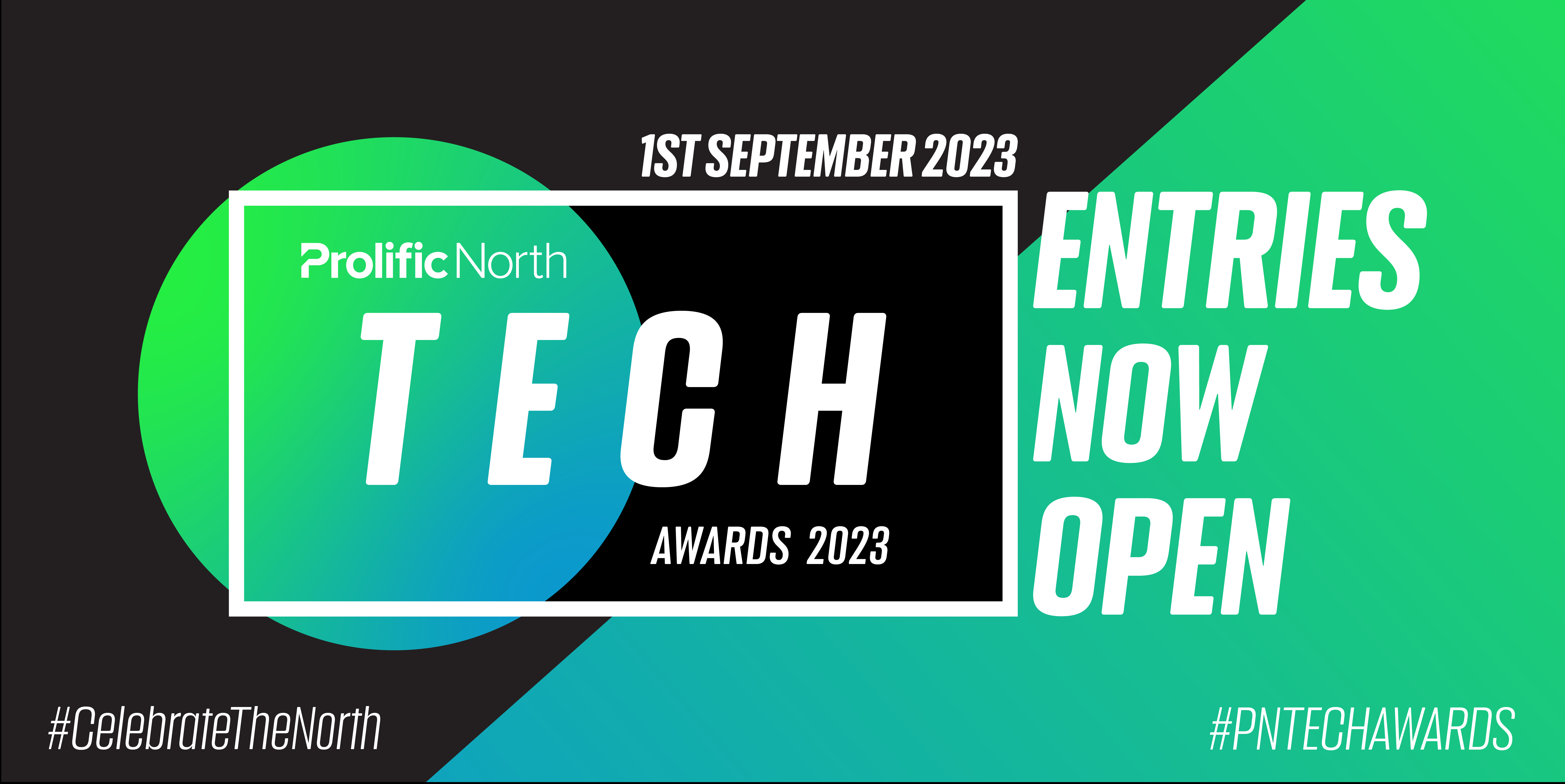 Prolific North Tech Awards returns for 2023 – discount for our community and entries close September 1st!
