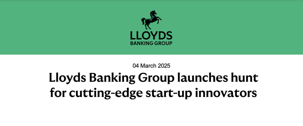 Lloyds Banking Group launches hunt for cutting-edge start-up innovators: Northern FinTechs encouraged to apply